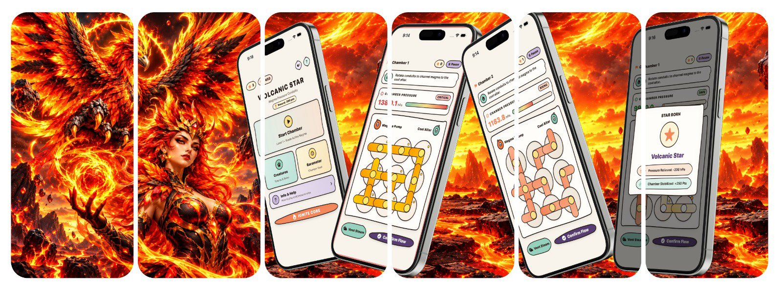 Volcanic Star game app